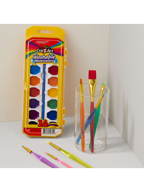 Yubbler - Cra-Z-Art 16-Piece Washable Watercolor Paint Set